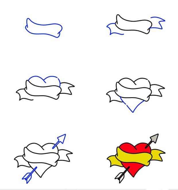 How to draw Heart idea (42)