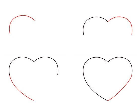 How to draw Heart idea (5)