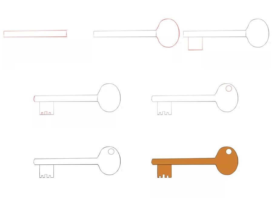 How to draw Key idea (15)