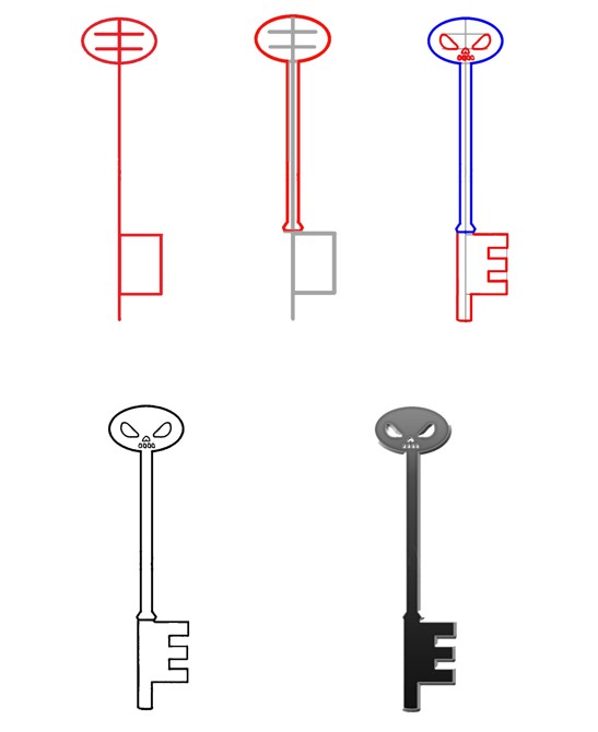 How to draw Key idea (16)