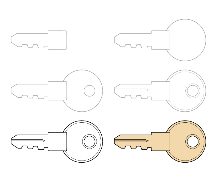 How to draw Key idea (18)