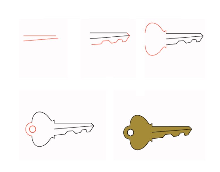 How to draw Key idea (19)