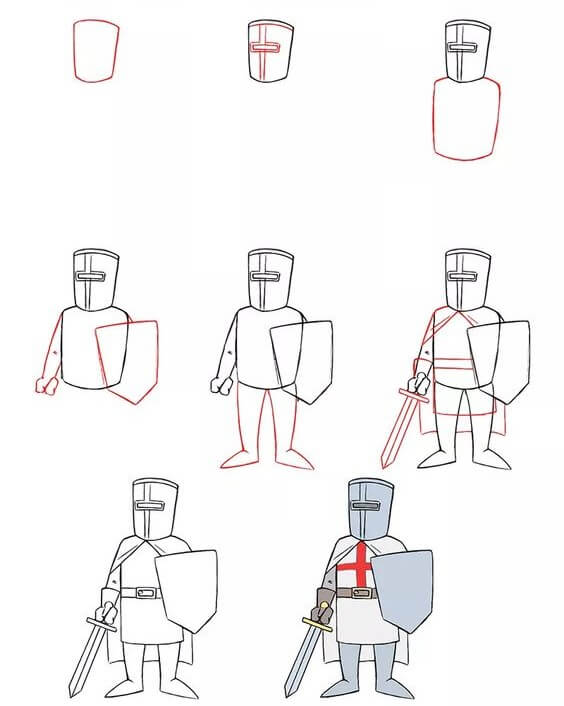 Knight idea (14) Drawing Ideas