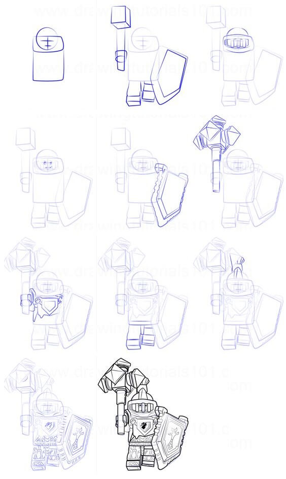 Knight idea (17) Drawing Ideas