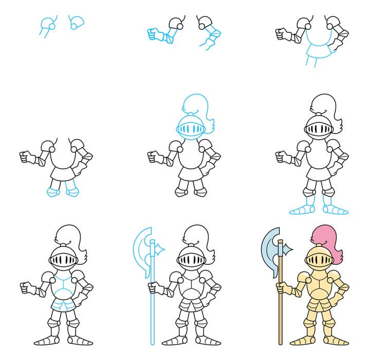 Knight idea (19) Drawing Ideas