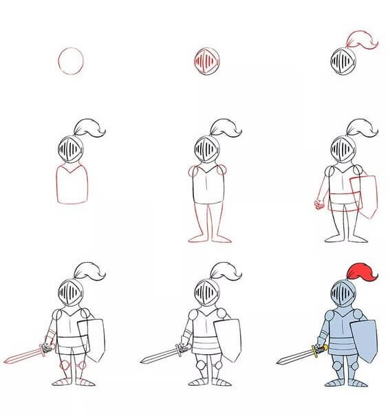 Knight idea (7) Drawing Ideas