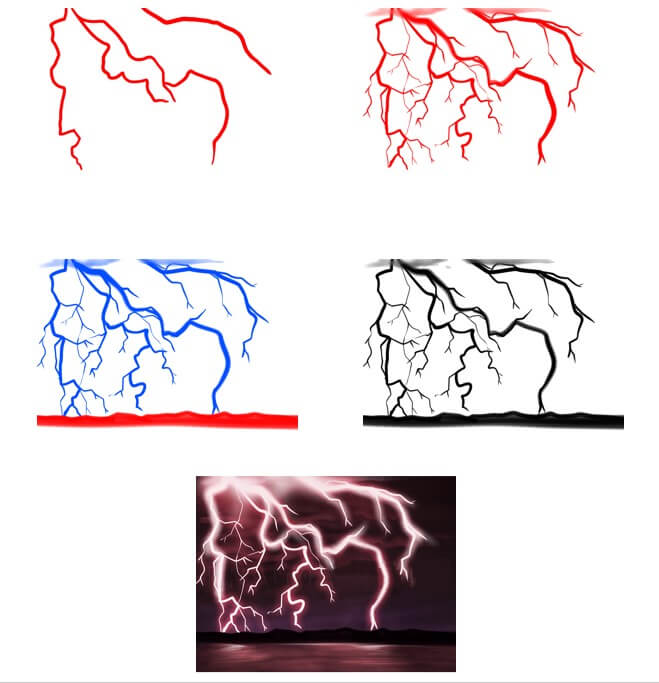 Lightning Bolt idea (11) Drawing Ideas