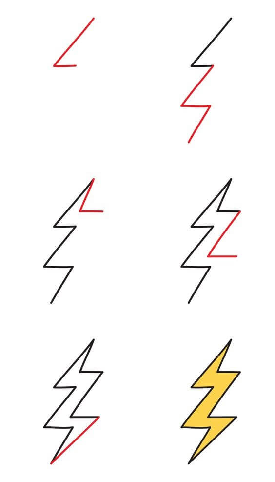 Lightning Bolt idea (3) Drawing Ideas