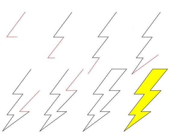 Lightning Bolt idea (4) Drawing Ideas