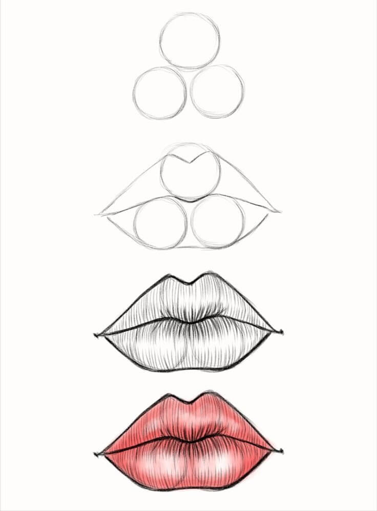 How to draw Lip idea (19)