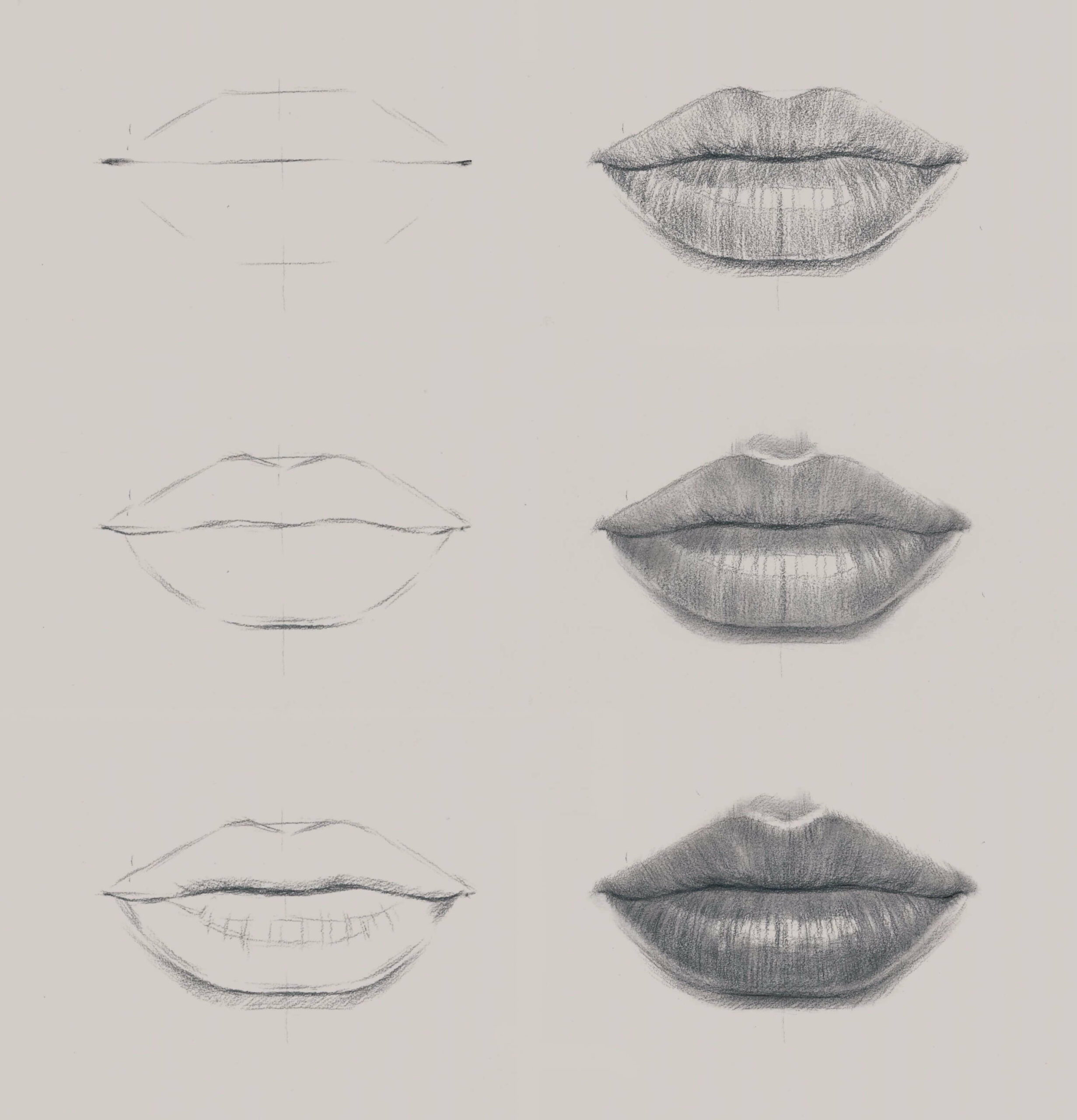 How to draw Lip idea (26)