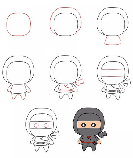 Ninja idea (2) Drawing Ideas