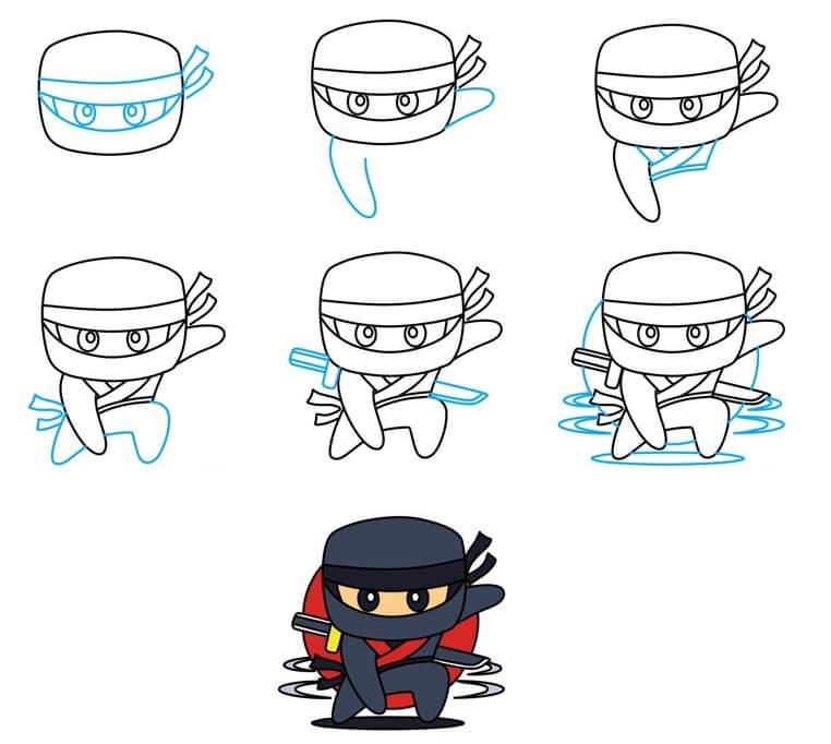 How to draw Ninja idea (20)