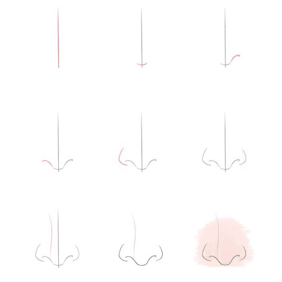 Nose idea (17) Drawing Ideas