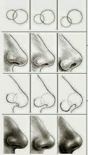 How to draw Nose idea (2)