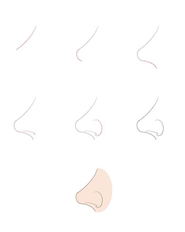 How to draw Nose idea (20)