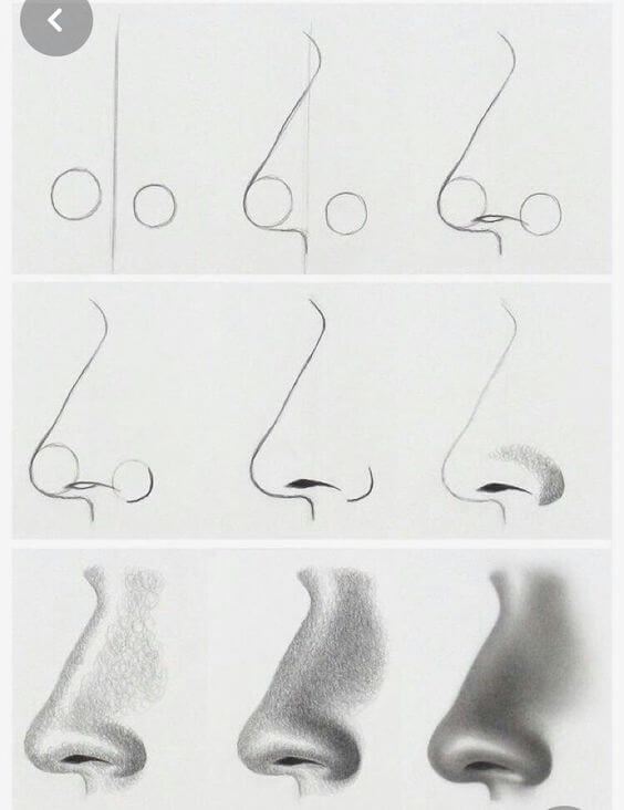 Nose idea (23) Drawing Ideas