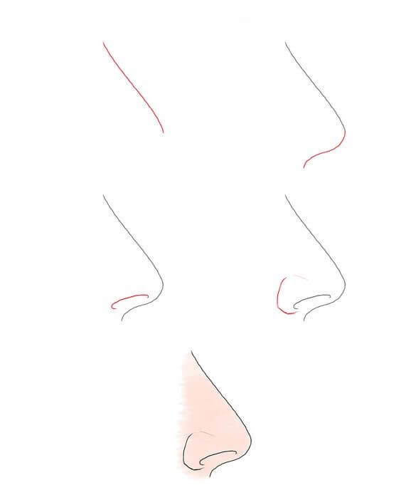 Nose idea (26) Drawing Ideas