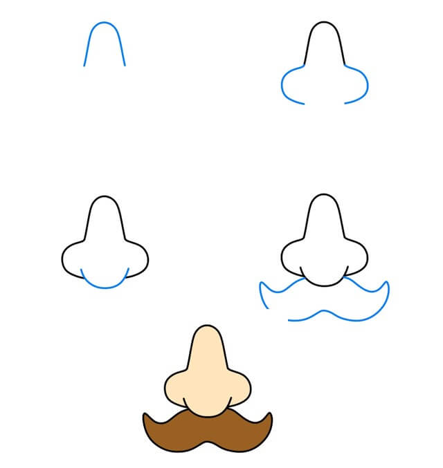 How to draw Nose idea (39)