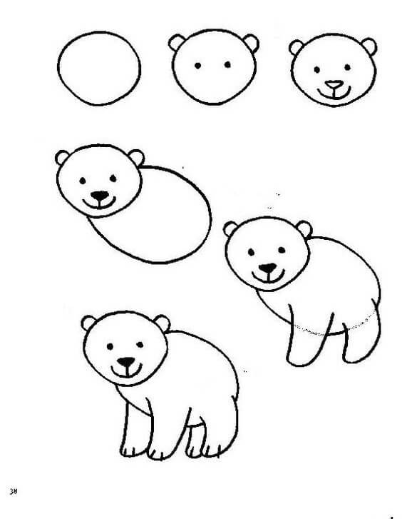 Polar bears idea (20) Drawing Ideas