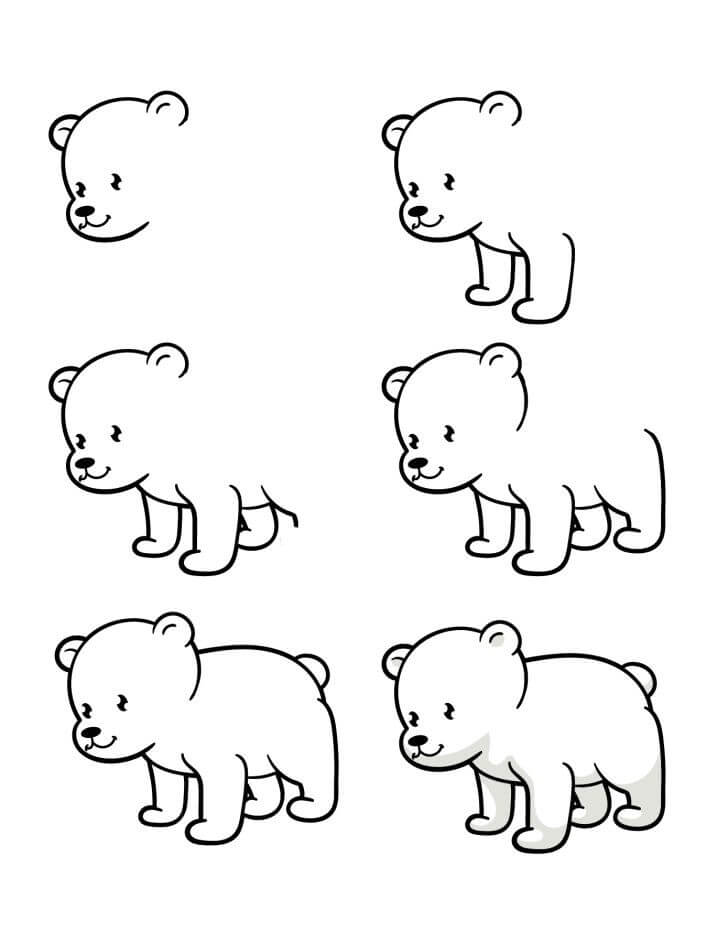 Polar bears idea (22) Drawing Ideas