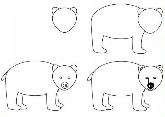 Polar bears idea (9) Drawing Ideas
