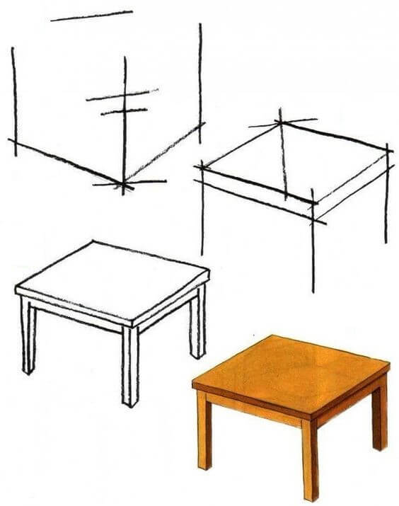 Table idea (2) Drawing Ideas