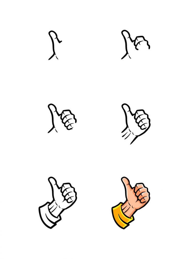 Thumbs up idea (13) Drawing Ideas