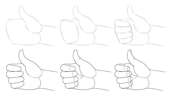 Thumbs up idea (16) Drawing Ideas