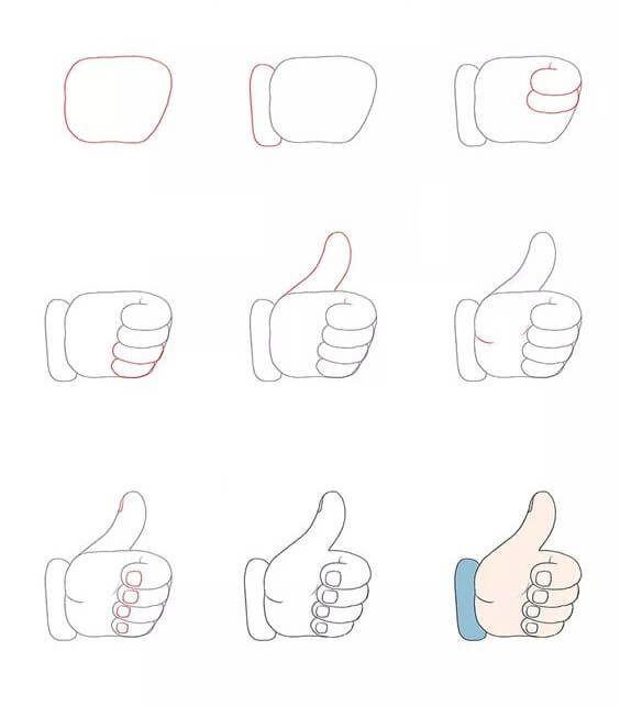 Thumbs up idea (5) Drawing Ideas