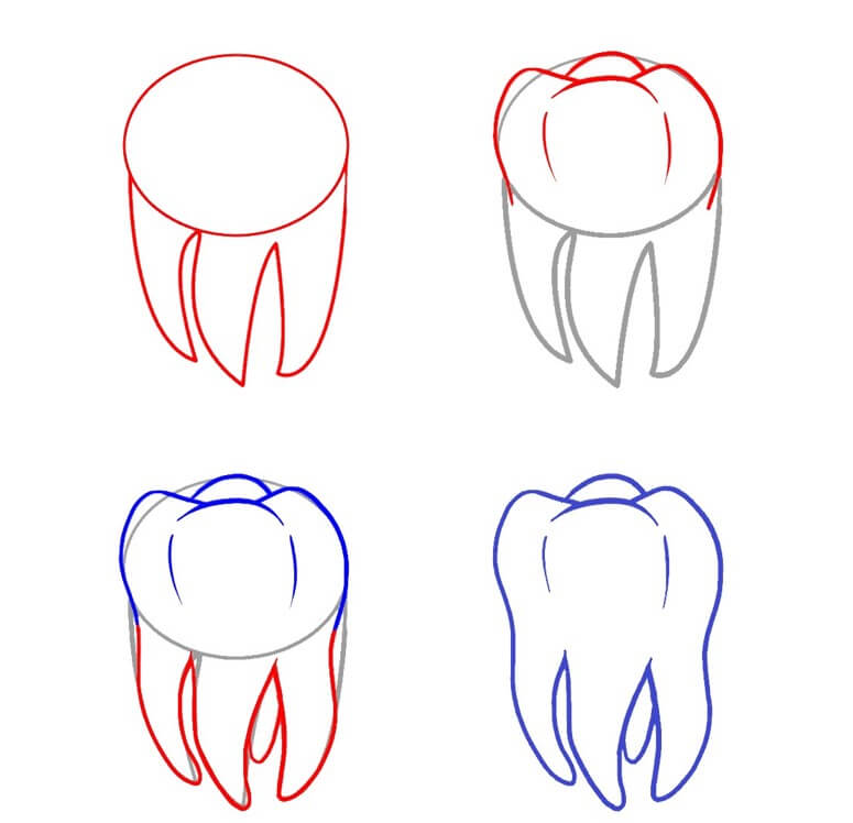 How to draw Tooth idea (10)