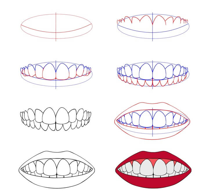 How to draw Tooth idea (11)