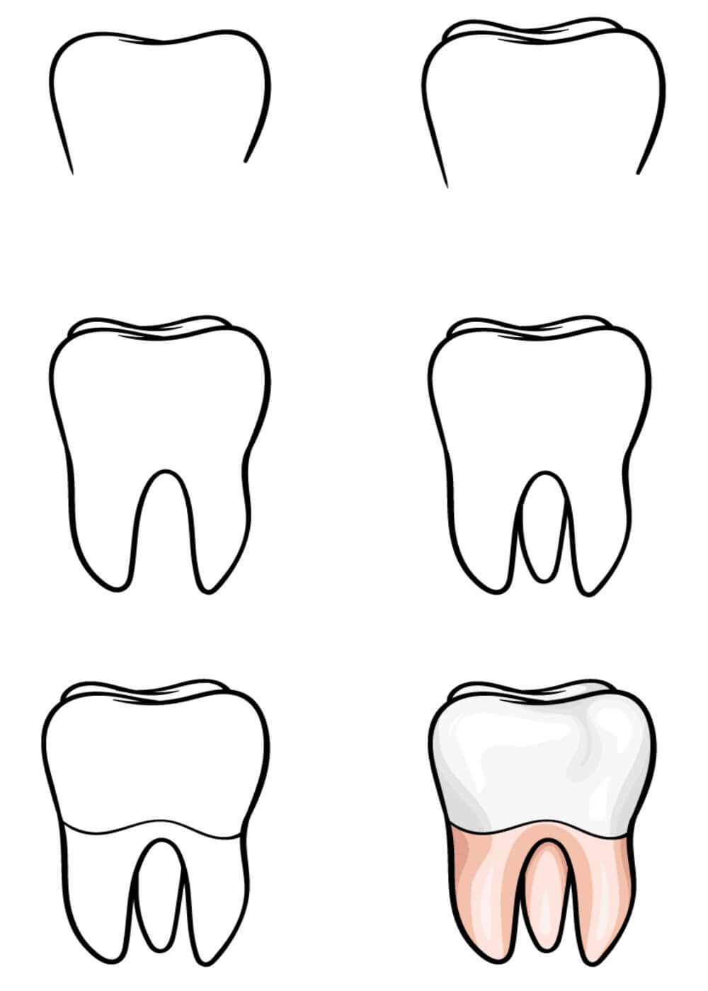 How to draw Tooth idea (12)