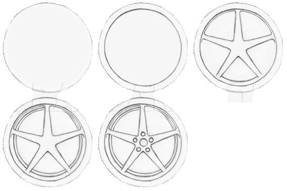 How to draw Wheel idea (8)