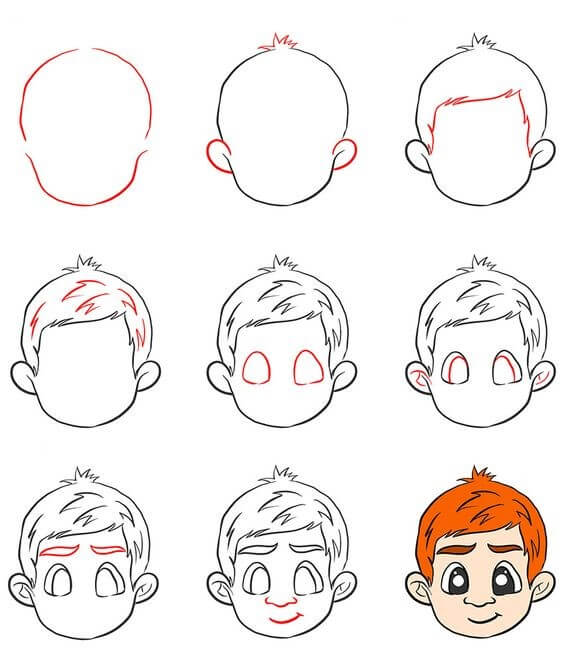 How to draw Boy idea (19)