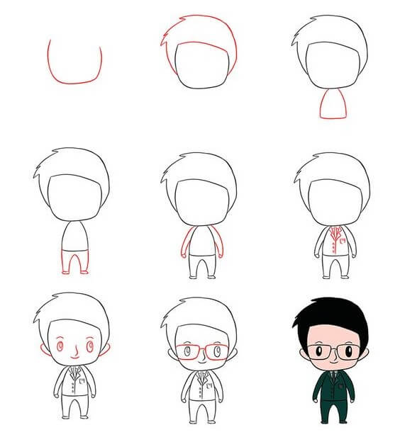 How to draw Boy idea (2)