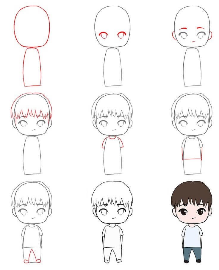 How to draw Boy idea (23)