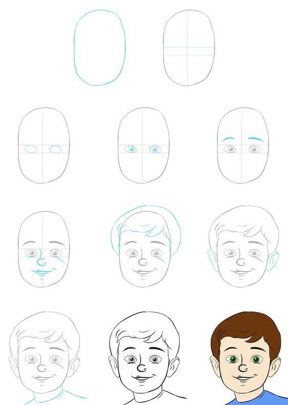 How to draw Boy idea (29)