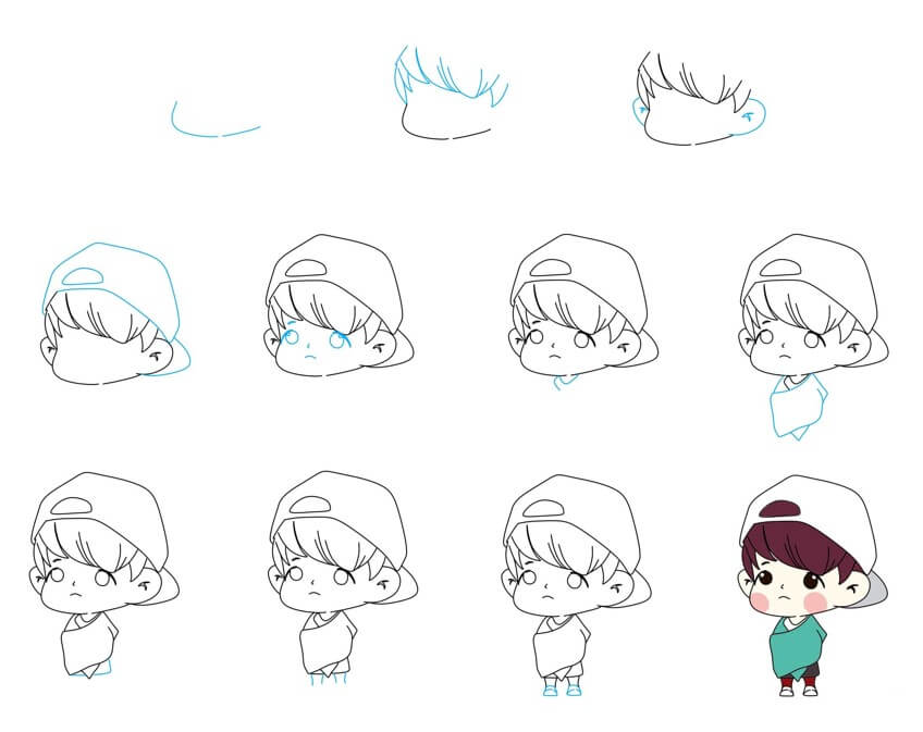 How to draw Boy idea (37)