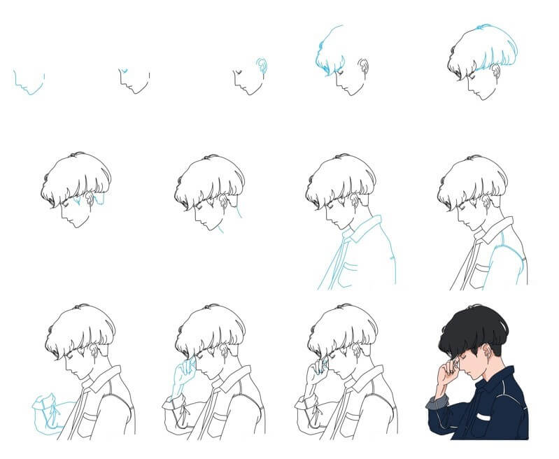 How to draw Boy idea (38)