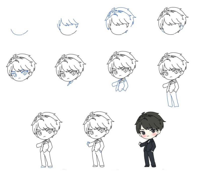 How to draw Boy idea (39)