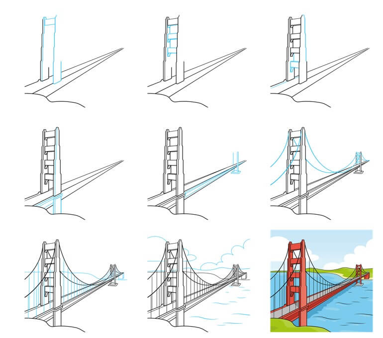 Bridge Drawing Ideas