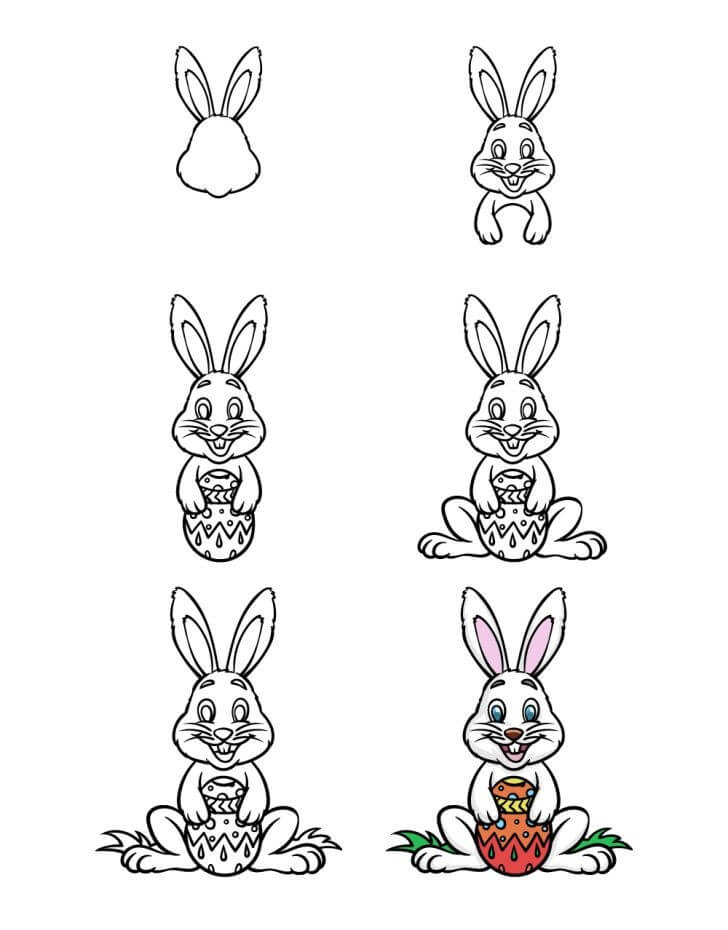 How to draw Bunny idea (1)