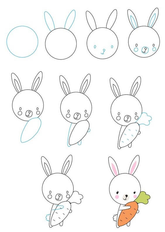 How to draw Bunny idea (14)