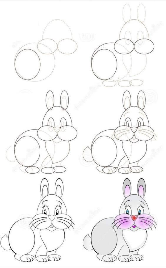 How to draw Bunny idea (2)