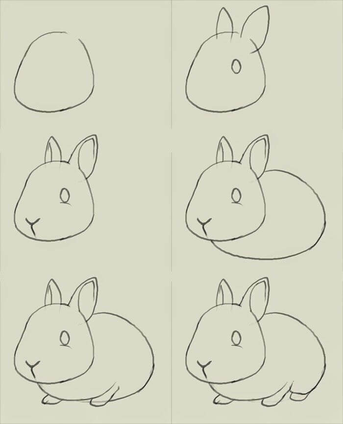 Bunny idea (21) Drawing Ideas