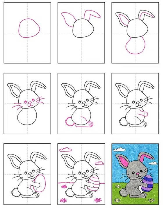 How to draw Bunny idea (23)