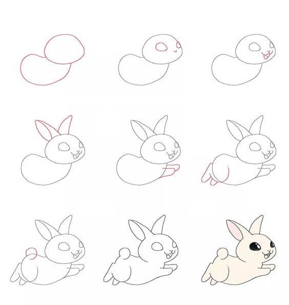 Bunny idea (28) Drawing Ideas