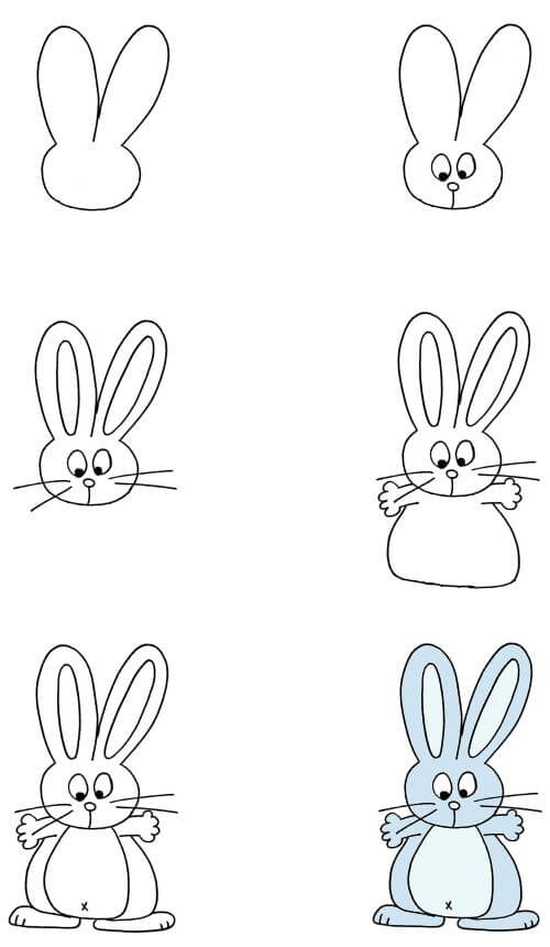 How to draw Bunny idea (6)