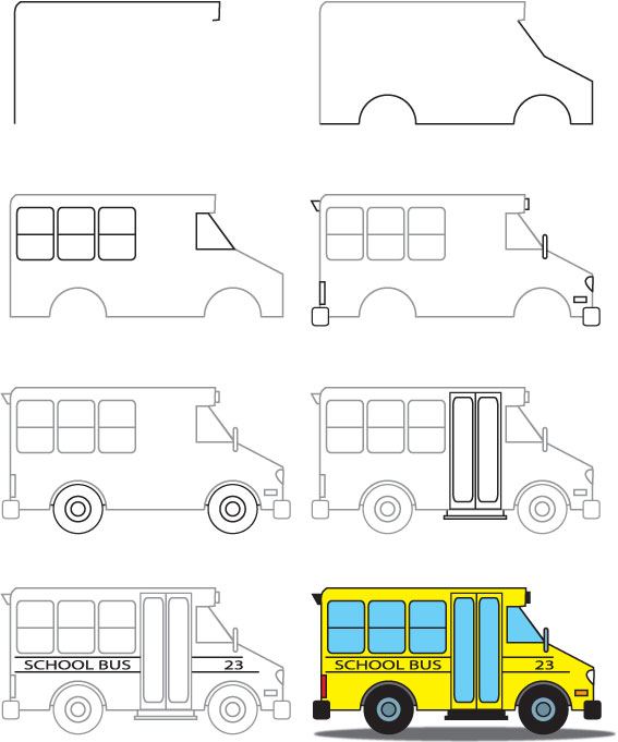 Bus idea (20) Drawing Ideas